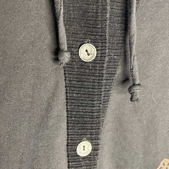 Vintage Designs Limited Hand Printed Multi Leaves Fall Cottagecore Large Black - Picture 6 of 7